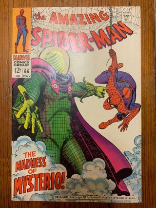 Spider - Man 66 Early Mysterio Actual 8.  0 Stan Lee Script