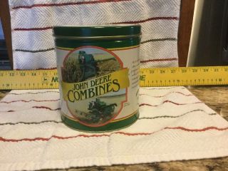 Vintage 1996 John Deere Combines - Harvester Collector Tin (empty)