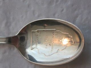 Chicago,  ILL.  1868 - 1918 Fifty Year Theodore Marthison Sterling Souvenier Spoon 2