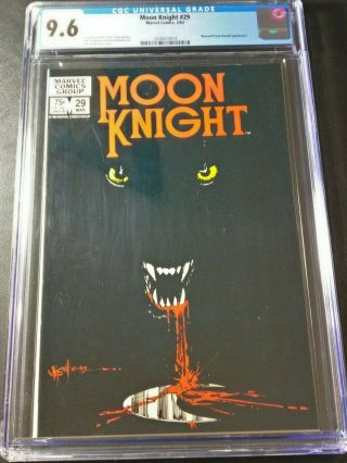 1983 Marvel Moon Knight 29 Cgc 9.  6 Wp Vs.  Werewolf