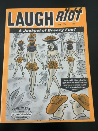 Laugh Riot - 4/66 - Dan Decarlo - Bill Ward Art - Humorama - Fine