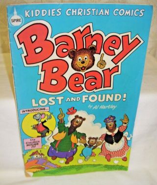 Spire Diddies Christian Comics Barney Bear Lost And Found.  1979
