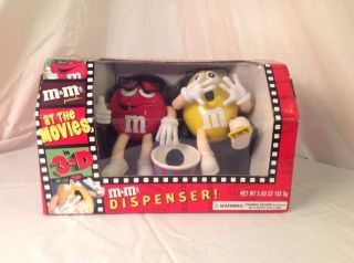 M&ms At The Movies Limited Edition Collectible Dispenser