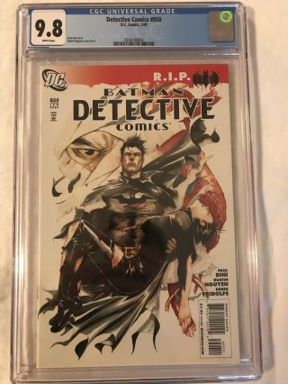 Detective Comics 850 Cgc 9.  8 White Pages 1st Printing