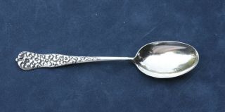 Antique Sterling Silver Teaspoon,  Dominick & Haff,  " Rococo " Pattern,  Pat.  1888