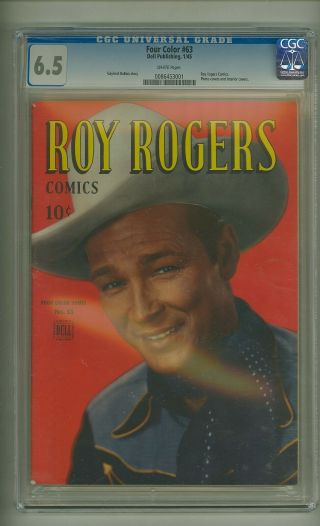 Four Color 63 (cgc 6.  5) White Pages; Roy Rogers Comics; Dell; 1945 (c 23913)