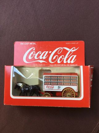 Vintage•coca Cola Bottling Company•die Cast Metal Toy Truck•made In England