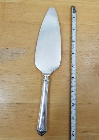 1835 R Wallace Vintage 1930 Nancy Dean Silverplated Pie Pastry & Cake Server
