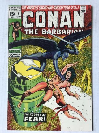 Conan The Barbarian 9 September 1971 Vintage Marvel Comics