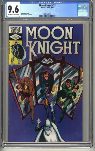 Moon Knight 22 Cgc 9.  6 Oww Nm,  Marvel Comics 8/82 Bill Sienkiewicz (vol 1)
