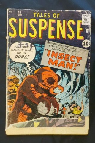 Tales Of Suspense 24 Marvel 1961 Jack Kirby X 2 Steve Ditko Hayfamzone