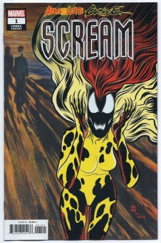Absolute Carnage: Scream 1 (of 3) Allred Codex Variant 1:25 Marvel Comics Rare