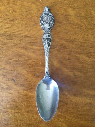 Sterling Silver Souvenir Spoon Elks Home Bpoe