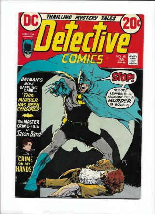 Detective Comics 431 [1973 Vg - Fn] Kaluta Cover