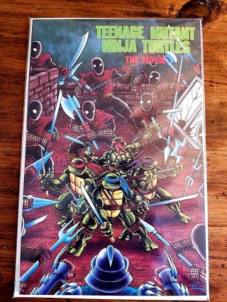 Teenage Mutant Ninja Turtles The Movie Comic First Printing Nm,