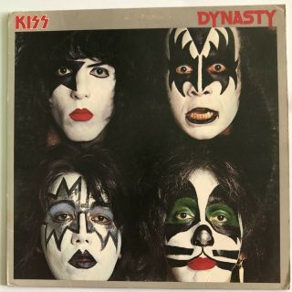 Kiss,  Dynasty,  1979,  33 Rpm Casablanca Nblp 7152,  Vintage Vinyl Lp,  With Poster