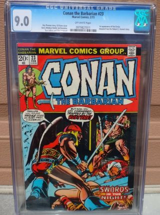 Conan The Barbarian 23 Cgc 9.  0 Vf/nm 1st Appearance Of Red Sonja 1 1973 Marvel