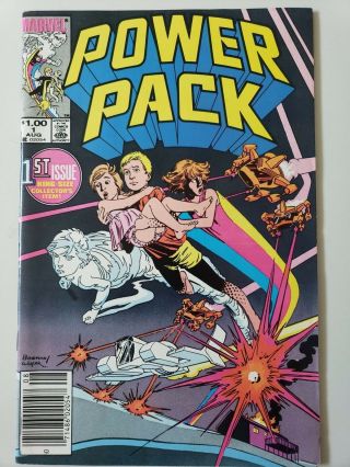 Power Pack 1 (1984) Marvel Comics 1st Appearance Red Hot Tv Show Simonson