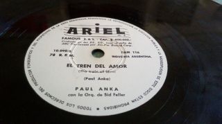 Paul Anka - Ariel - El Tren Del Amor/ Esta Noche Mi Amor,  Esta Noche