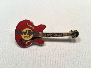 Hard Rock Cafe San Diego Guitar Enameled Pin