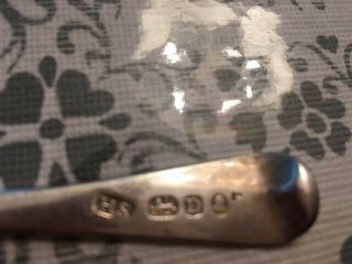 Antique Silver Teaspoon.  Part Of Some Silver Of My Family That I Am