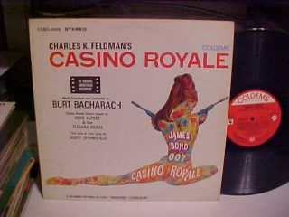 1967 James Bond 007 Soundtrack Casino Royale Burt Bacharach Colgems Coco 5005 Lp