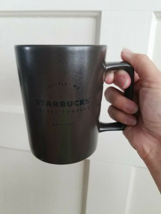 Starbucks Tea Coffee Cold Hot Drink Cup Ceramic Mug Chocolate Brown Color