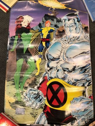 3 Piece X - Men Jim Lee / Captain America Wolverine Mike Zeck Posters 3