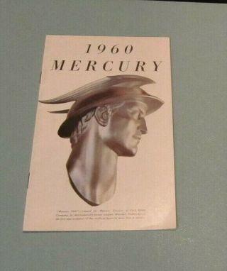 1960 Mercury Automobile Brochure Montcair Park Lane Monterey Color Graphics 16pg