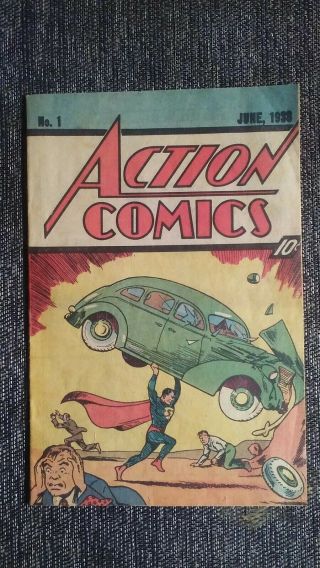 Action Comics 1 Reprint 10¢ Cover 1987 Nestles Quik 1st Appearance Of Superman