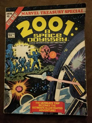 1976 Marvel Treasury Special 2001: A Space Odyssey 1/jack Kirby/oversize Comic