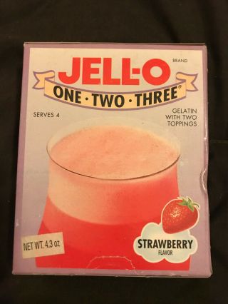 Jello 1 - 2 - 3 – Strawberry Flavor - $5