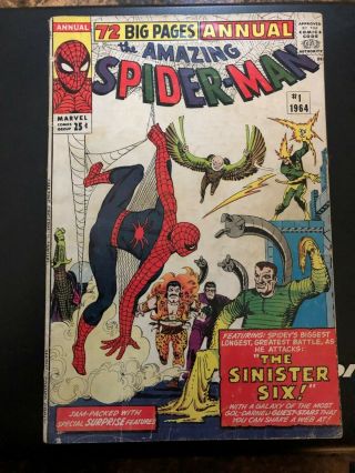 The Spider - Man Annual 1 Marvel Silver Age