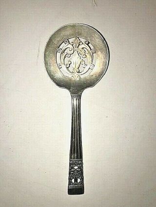 Vintage Oneida 1936 Coronation Community Plate Silverplate Bon Bon Nut Spoon