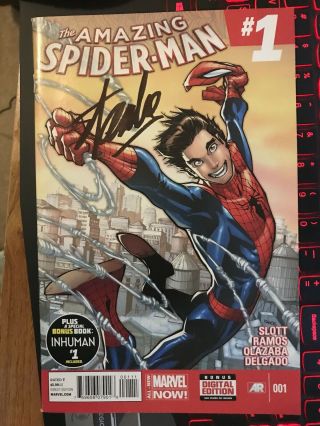 The Spider - Man Issue 1 Signed By Stan Lee Key First Issue