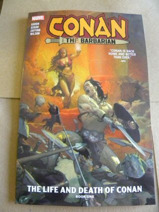 Marvel 2019 Conan The Barbarian Vol 1 Life And Death Of Conan Tpb Reg $20 Qq