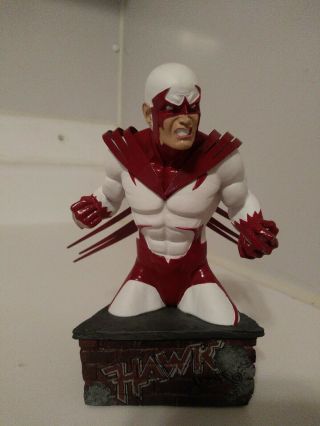 Hawk Heroes Of Dc Universe Bust Statue Comics Collectibles 6 " Hank Hall