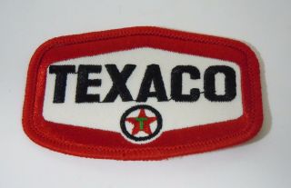 Texaco Fuels Embroidered Iron On Uniform - Jacket Patch 3 "