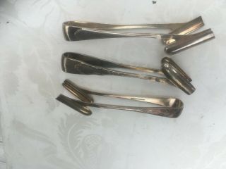 ASPARAGUS TONGS,  SILVER PLATED,  FROM THE SAVOY HOTEL 4