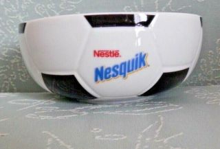 Nestle Quik Nesquik Breakfast Bowl,  Soccer Ball,  Bunny Logo