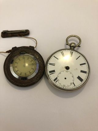 Antique Art Deco And Victorian Silver Pocket Watch And Other,  Sterling