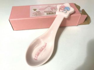 2011 discontinued Sanrio Little Twin Stars ceramic soup spoon kitchen 2