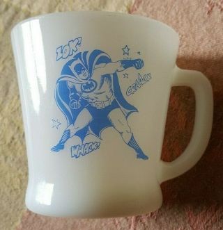 Batman Fire King D - Handle Mug From 1960s -