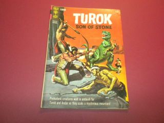 Turok - Son Of Stone 48 Gold Key Comics 1965 Dinosaurs Cavemen Prehistoric