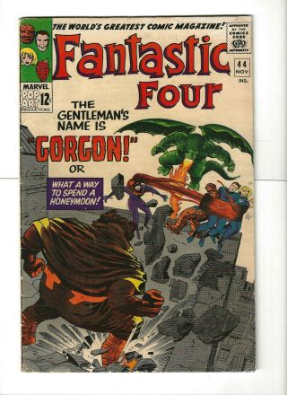 Fantastic Four 44 Marvel Comics 1965 Silver Age Stan Lee Jack Kirby Vg/fn