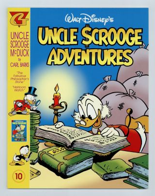 Uncle Scrooge Adventures In Color By Carl Barks 10 1996 Vf/nm 9.  0