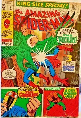 The Spider - Man Annual 7 (dec 1970,  Marvel)
