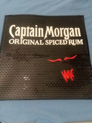 Rare Captain Morgan Spiced Rum Bar Mat