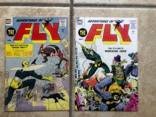 Adventures Of The Fly 1 & 2 - 1959 - Archie Adventure Series - Kirby & Simon
