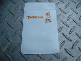 Vintage 1960`s Tropicana Oragne Juice Pocket Protector " Tropical Ana " Girl